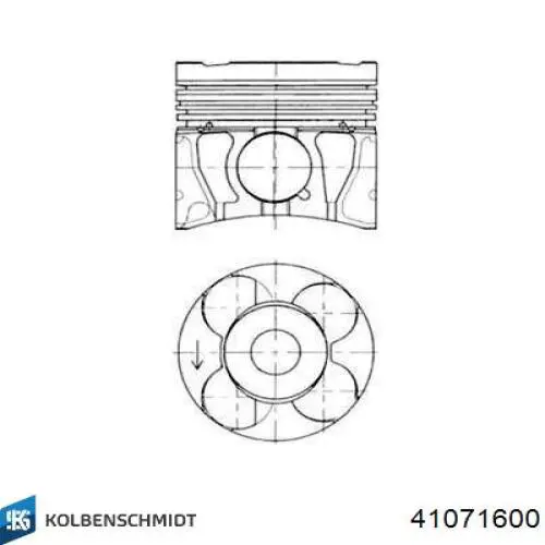 Поршень в сборе Opel 623567 цена, от 87.72 USD