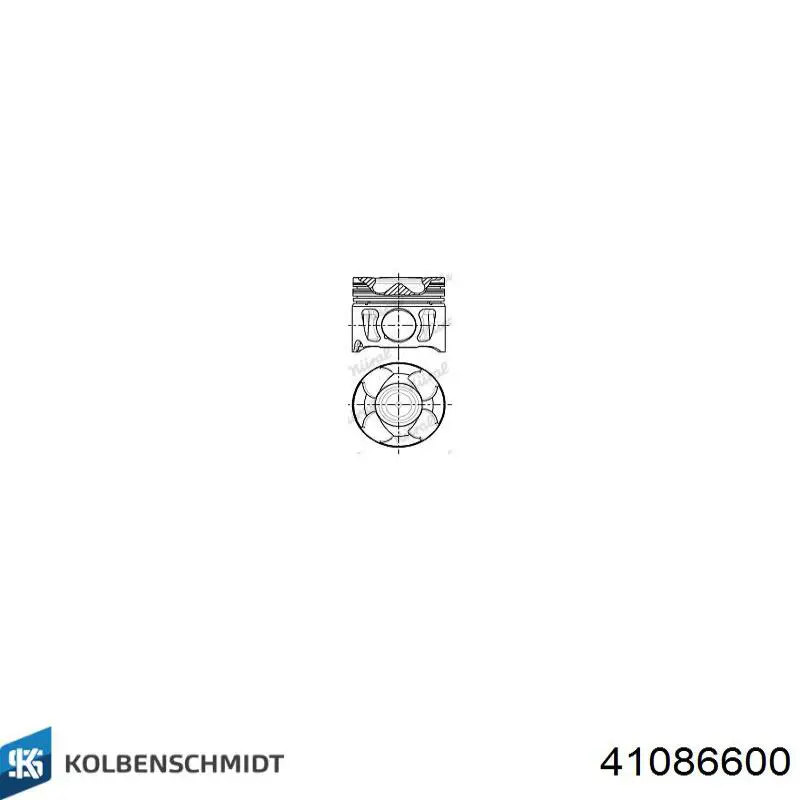 007PI00163000 Mahle Original Поршень в комплекте на 1 цилиндр, STD