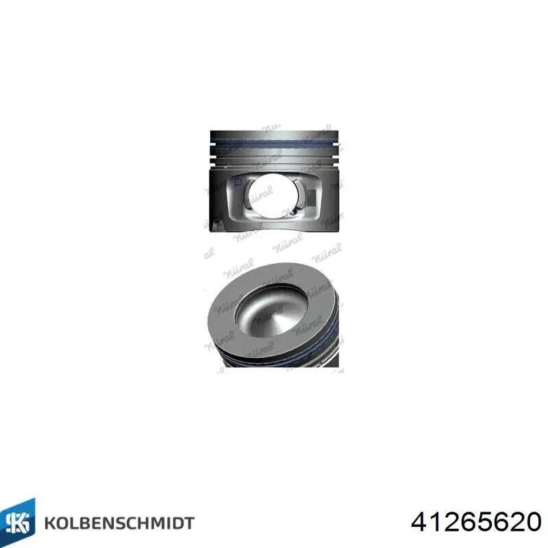 Juego De Piston Para Motor, 2da reparación (+ 0,50) 41265620 Kolbenschmidt