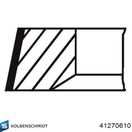 Поршня, 1-й ремонт (+0,25) Kolbenschmidt 41270610 цена, от 125.26 USD