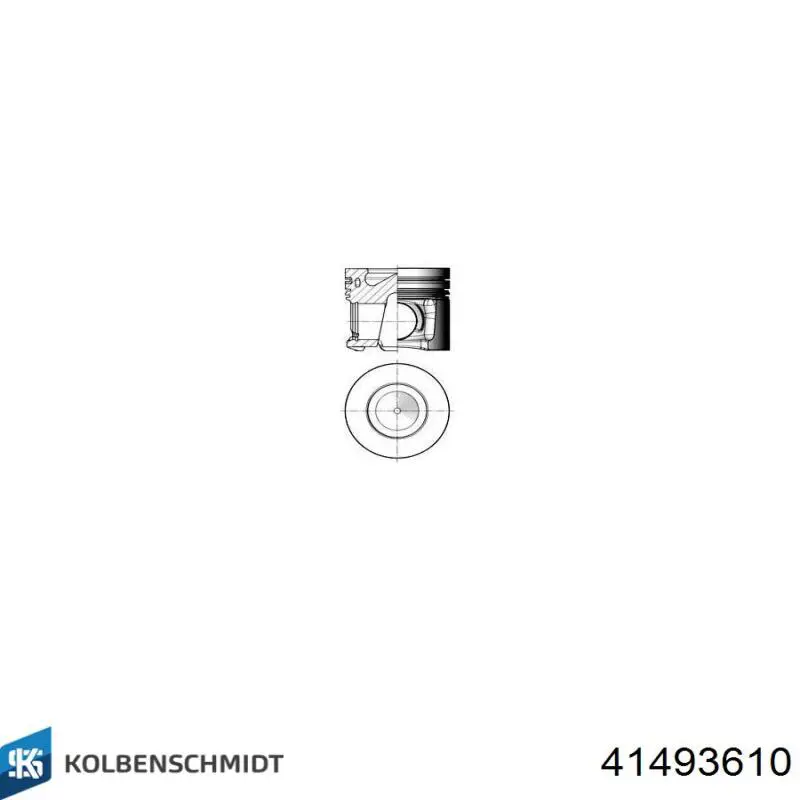 Поршень в сборе Kolbenschmidt 41493610 цена, от 128.67 USD