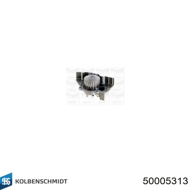 Помпа охлаждения Kolbenschmidt 50005313 цена, от 24.78 USD