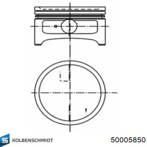 Помпа масляная Kolbenschmidt 50005850 цена, от 74.96 USD