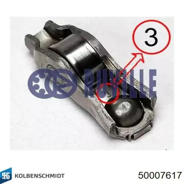 Рокер клапана Kolbenschmidt 50007617 цена, от 8.47 USD