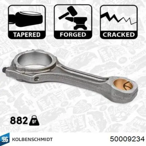 Шатун поршня ДВС Kolbenschmidt 50009234 цена, от 63.32 USD