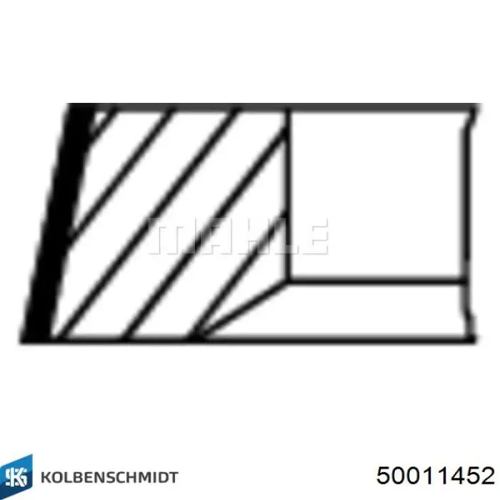 Кольца поршневые STD на 1 цилиндр Kolbenschmidt 50011452 цена, от 21.34 USD