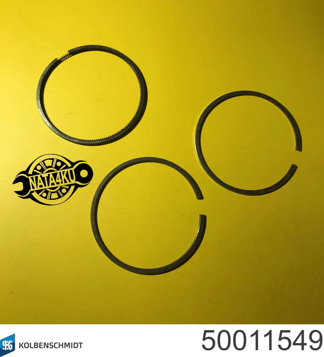 50011549 Kolbenschmidt кольца поршневые на 1 цилиндр, std.