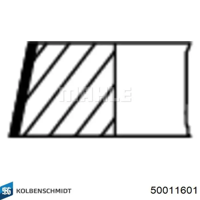 Кольца поршневые 50011601 Kolbenschmidt