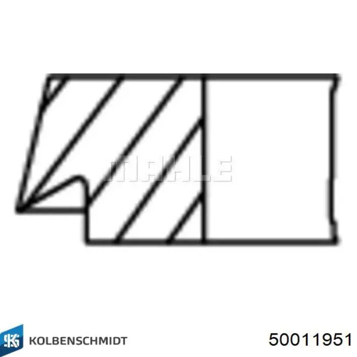 Кольца поршневые STD на 1 цилиндр Kolbenschmidt 50011951 цена, от 9.22 USD