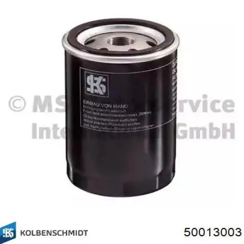 Filtro de aceite 50013003 Kolbenschmidt