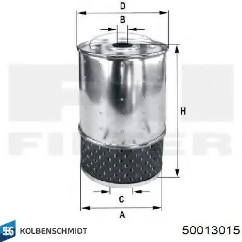 Фильтр очистки масла центробежный Kolbenschmidt 50013015 цена, от 5.79 USD