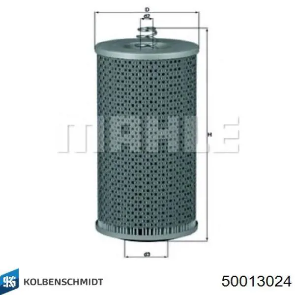 Фильтр очистки масла центробежный Kolbenschmidt 50013024 цена, от 11.15 USD