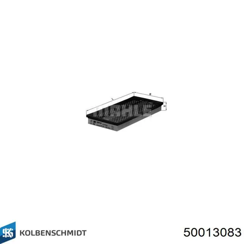 Элемент воздушного фильтра Kolbenschmidt 50013083 цена, от 6.99 USD