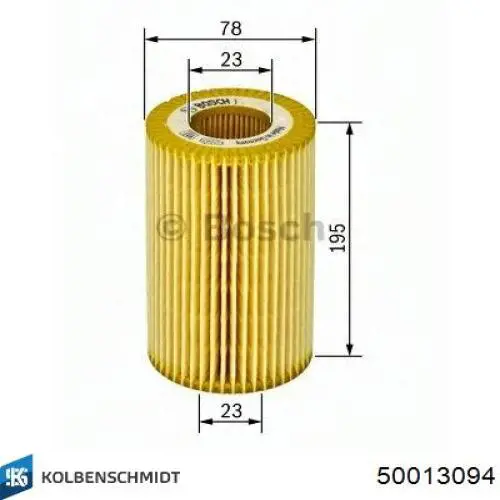 Масляный фильтр 50013094 Kolbenschmidt