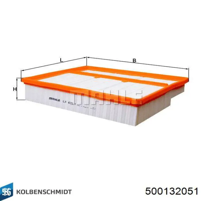 Воздушный фильтр 500132051 Kolbenschmidt