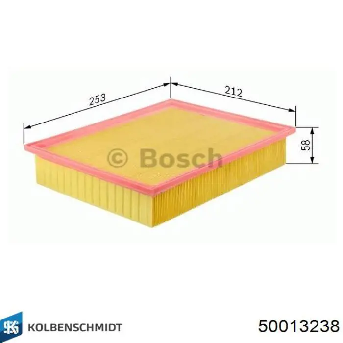 Воздушный фильтр 50013238 Kolbenschmidt