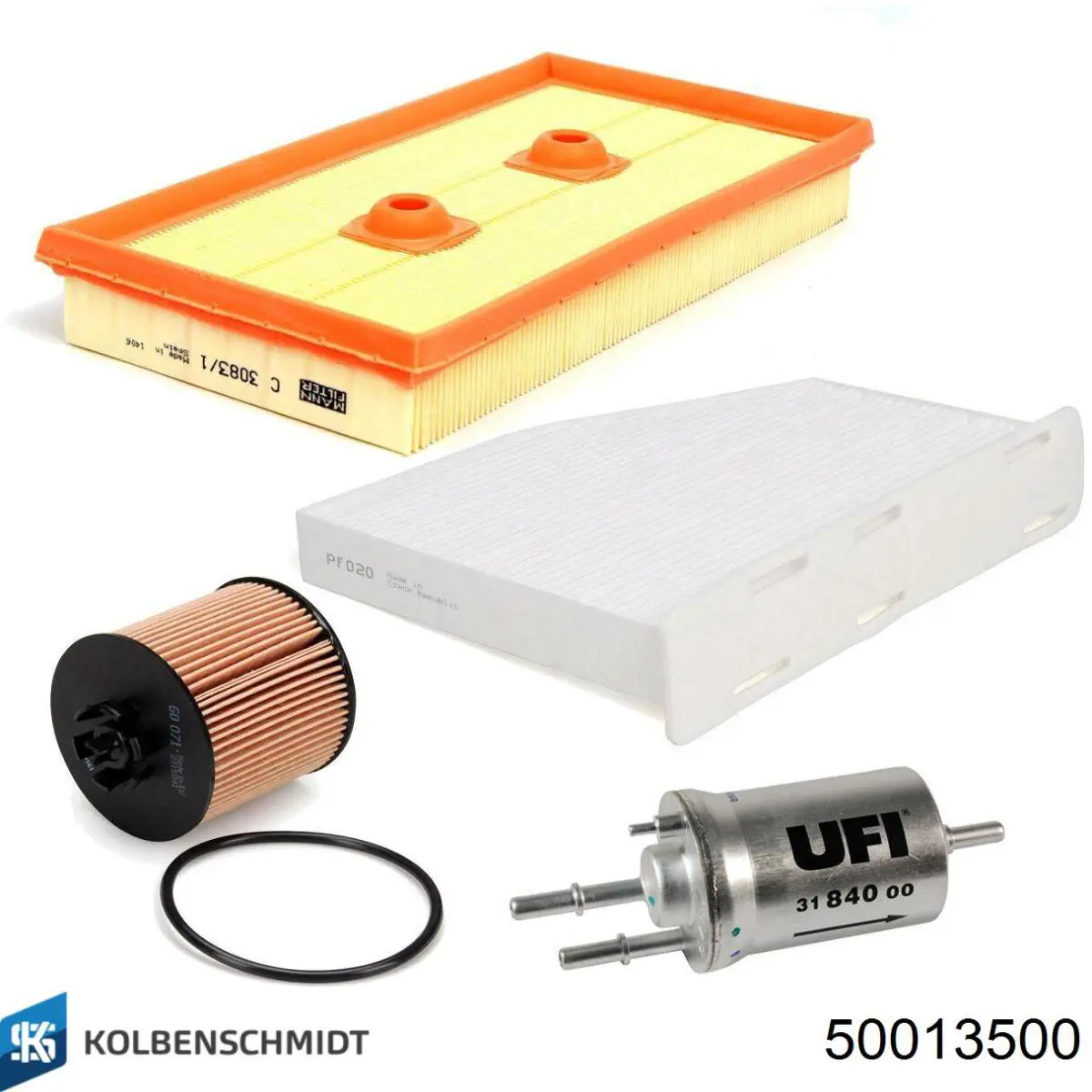 Элемент воздушного фильтра Kolbenschmidt 50013500 цена, от 8.28 USD