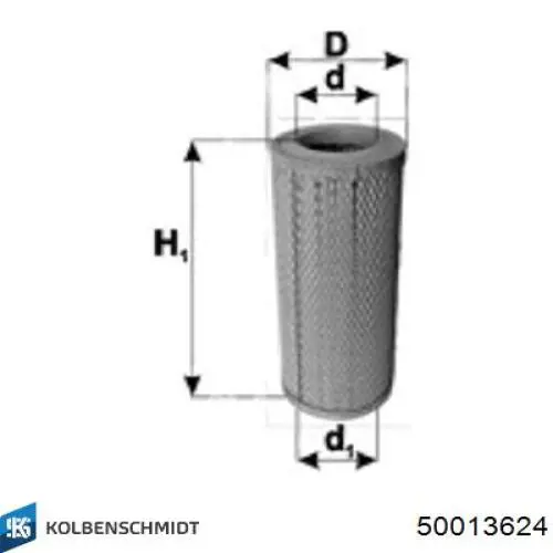 Фильтр воздушный Kolbenschmidt 50013624
