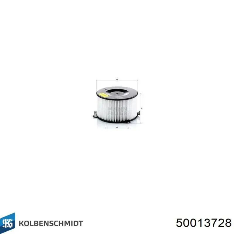 Фильтр салона 50013728 Kolbenschmidt