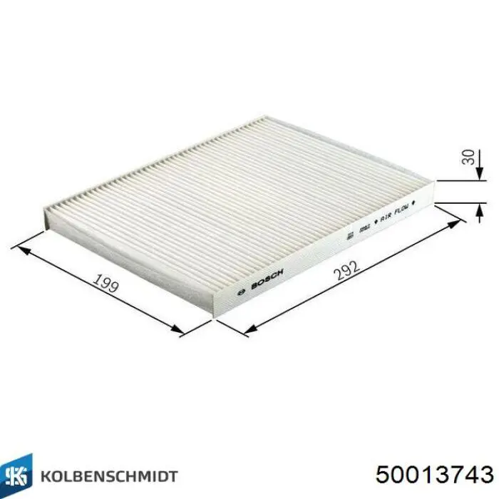Фильтр воздушный отопителя Kolbenschmidt 50013743 цена, от 4.32 USD