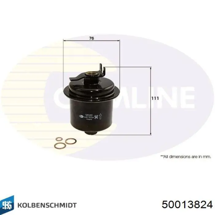 Фильтр тонкой очистки топлива Kolbenschmidt 50013824 цена, от 7.71 USD
