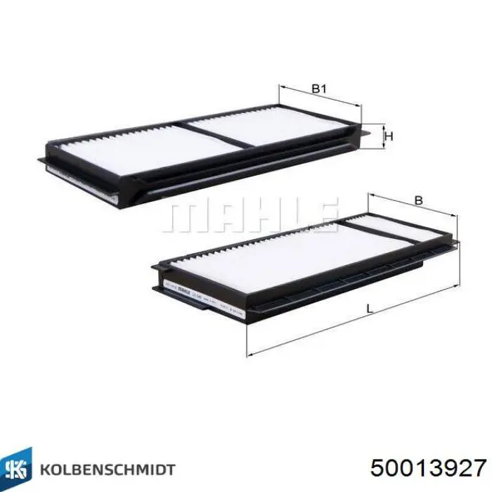 Фильтр воздушный отопителя Kolbenschmidt 50013927 цена, от 9.26 USD