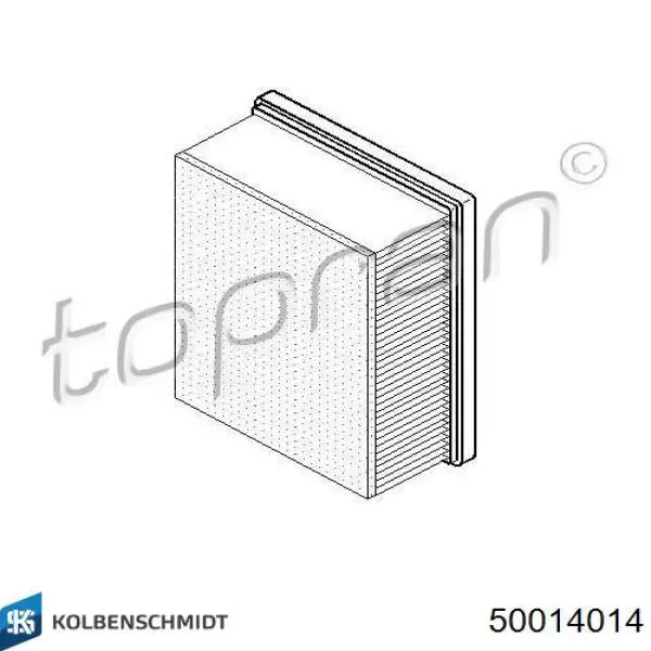 Купить 50014014 Kolbenschmidt Автомобильный фильтр воздуха