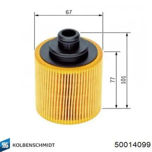 Фильтр масла Kolbenschmidt 50014099