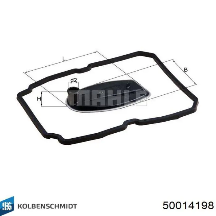 Фильтр коробки автомат Kolbenschmidt 50014198 цена, от 11.09 USD