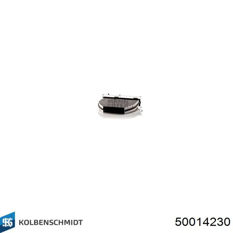 Фильтр салона 50014230 Kolbenschmidt
