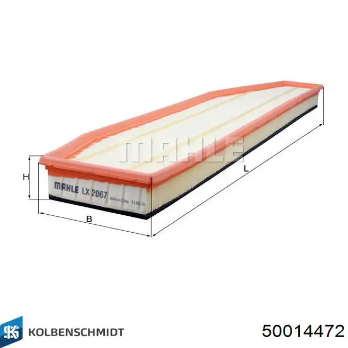 Фильтр воздушный Kolbenschmidt 50014472