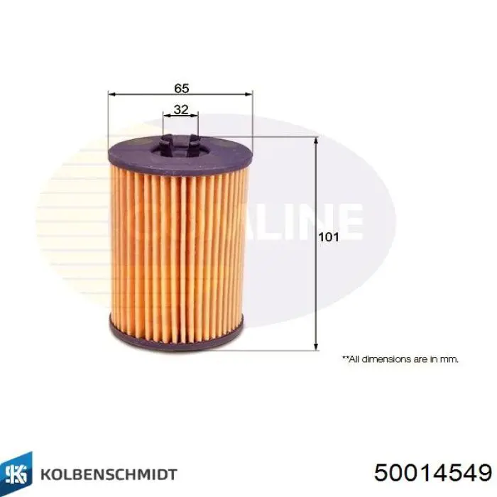 Фильтр очистки масла центробежный Kolbenschmidt 50014549 цена, от 6.62 USD