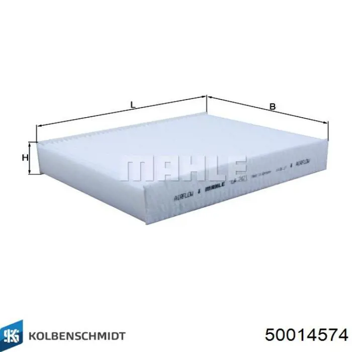 Фильтр воздушный отопителя Kolbenschmidt 50014574 цена, от 6.89 USD