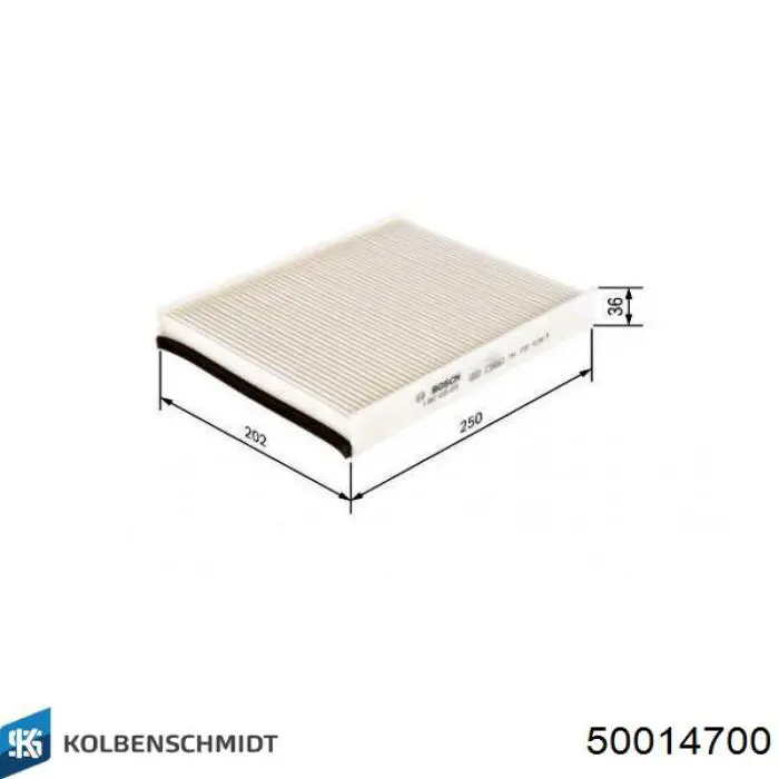 Фильтр воздушный отопителя Kolbenschmidt 50014700 цена, от 6.81 USD