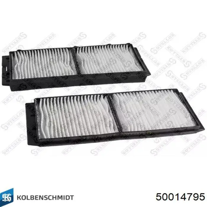Купить 50014795 Kolbenschmidt Фильтр салона угольный