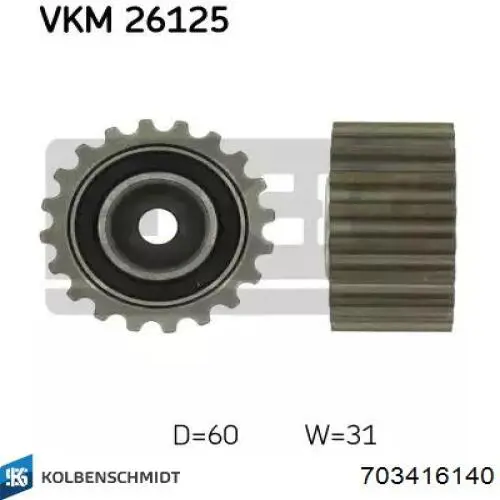 7.03416.14.0 Kolbenschmidt bomba de óleo