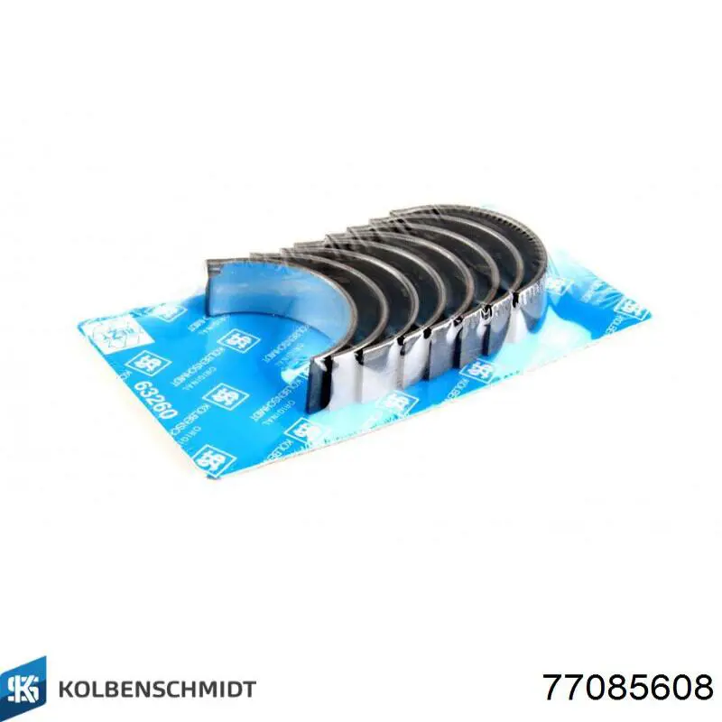 Вкладыши коленвала коренные, стандарт (STD) Kolbenschmidt 77085608 цена, от 18.28 USD