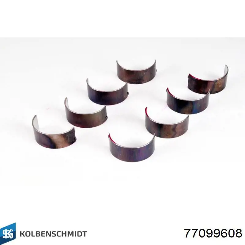 Шатунные вкладыши коленчатого вала Kolbenschmidt 77099608 цена, от 8.29 USD