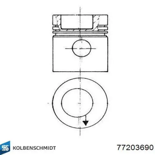  Kolbenschmidt 77203690 цена, от 8.09 USD