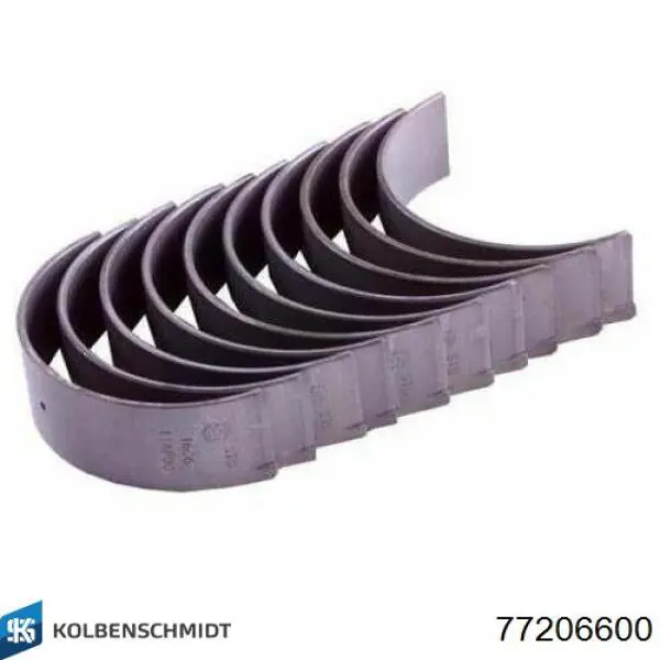 Вкладыши шатунные 77206600 Kolbenschmidt