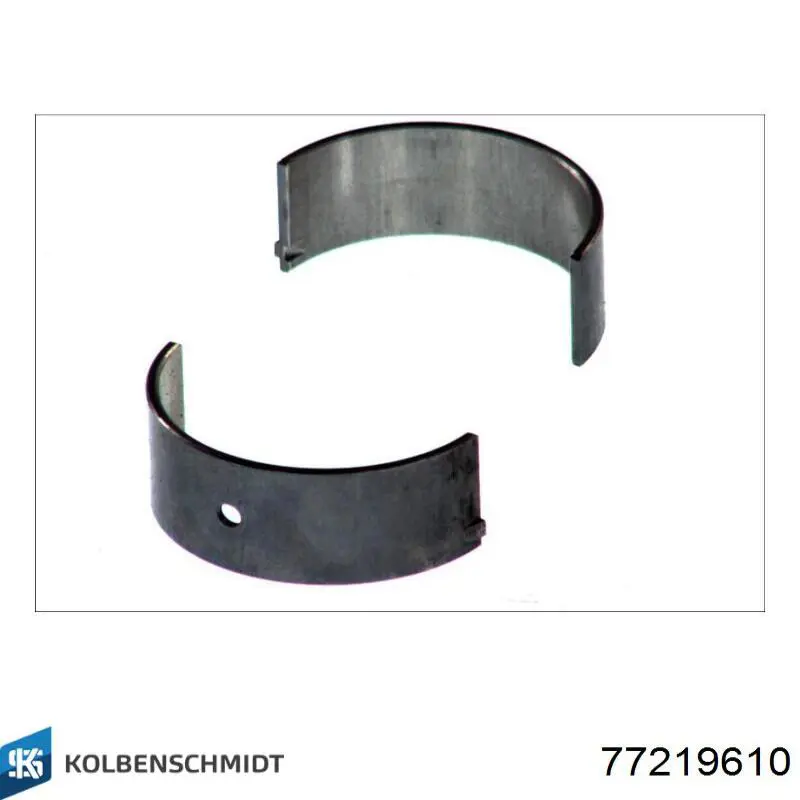 Вкладыши коленвала, шатунные, комплект, 1-й ремонт (+0,25) Kolbenschmidt 77219610 цена, от 94.34 USD