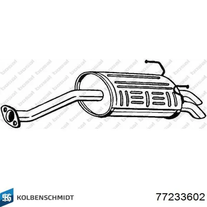 77233602 Kolbenschmidt Подшипник скольжения коленвала
