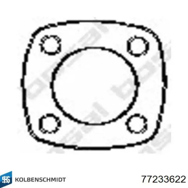 77233622 Kolbenschmidt Комплект коренных вкладышей коленвала , 2-й ремонт