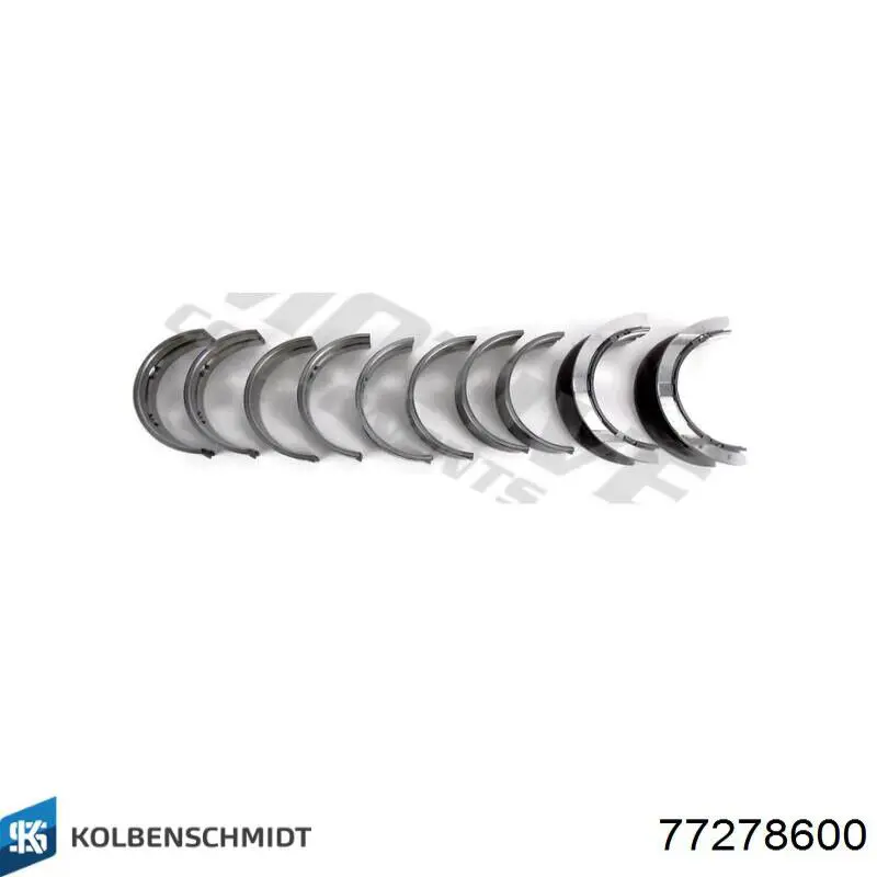 Вкладыши коленвала коренные, стандарт (STD) SM 400701004 цена, от 24.40 USD