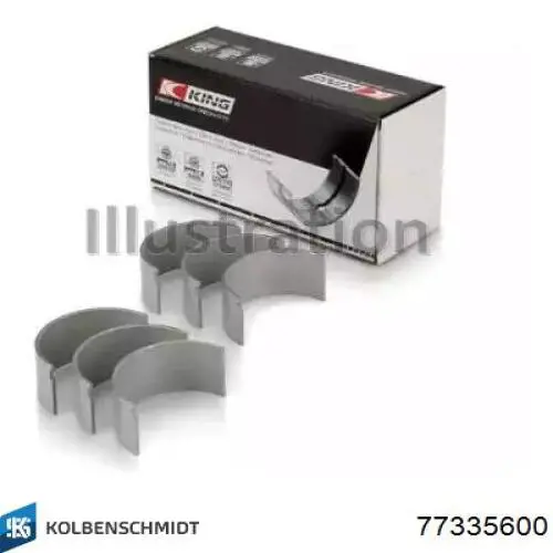 Купить 77335600 Kolbenschmidt Комплект шатунных вкладышей