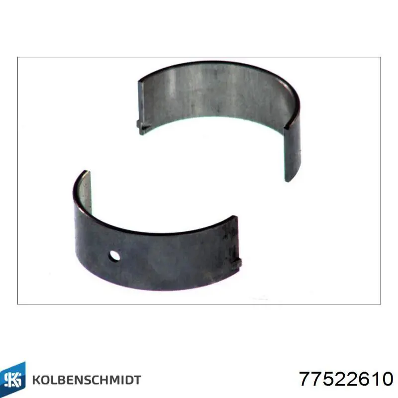 77522610 Kolbenschmidt Вкладыши коленвала шатунные комплект 1-й ремонт