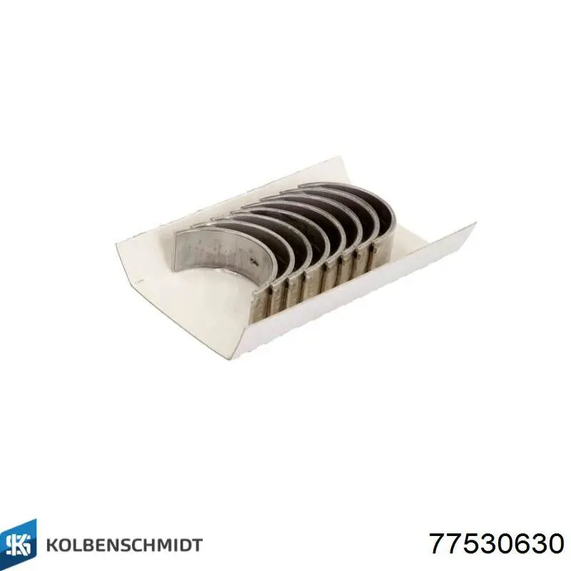 Вкладыши коленвала шатунные, комплект, 3-й ремонт (+0,75) Kolbenschmidt 77530630 цена, от 66.80 USD