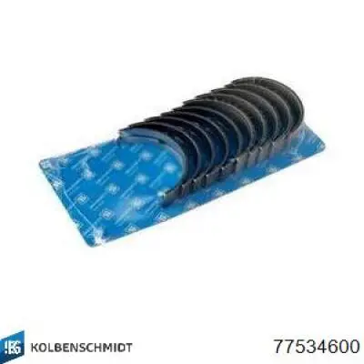 Купить 77534600 Kolbenschmidt Вкладыши коленвала, коренные, комплект, стандарт (STD)