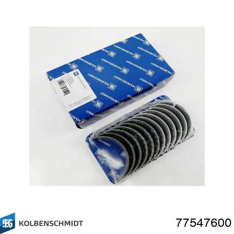 Шатунные вкладыши коленчатого вала Kolbenschmidt 77547600 цена, от 283.03 USD