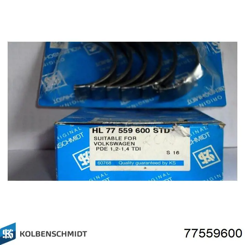 Вкладыши коленвала коренные, комплект, стандарт (STD) 029HS20869000 Mahle Original